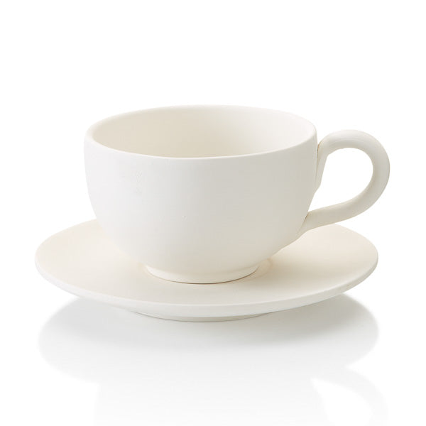 ☕ *Cappuccino Mug w/ Saucer