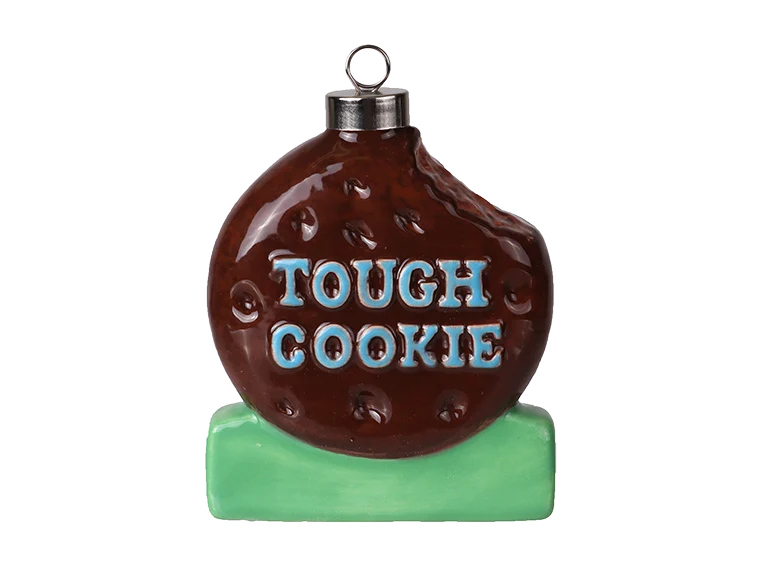💚 3D Girls Scout Tough Cookie Ornament